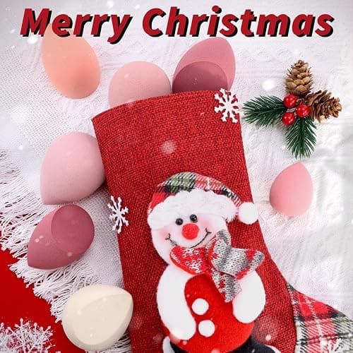 Makeup Sponge Set Foonbe Blender Sponges 7 Pcs for Liquid, Cream, and Powder, Latex Free, Multi colored Beauty Sponges with 1 Mini Sponge, Vegan & Cruelty-Free, Stocking Stuffers for Women thumbnail 2