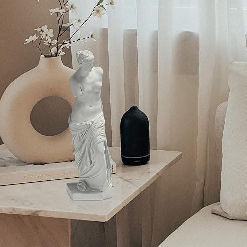 BNPUHIU Venus de Milo Statue, Greek Roman Mythology Goddess Aphrodite Statue, Great Art for Home or Office Decor 11 x 3.15 x 2.16 Inches - White thumbnail 6