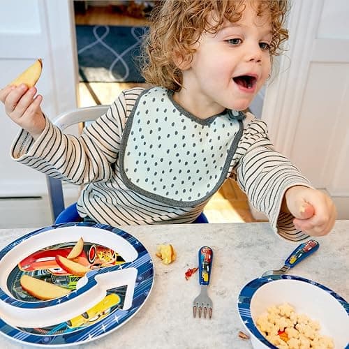 The First Years Disney/Pixar Cars Dinnerware Set - Toddler Plates and Toddler Utensils - 4 Count thumbnail 6