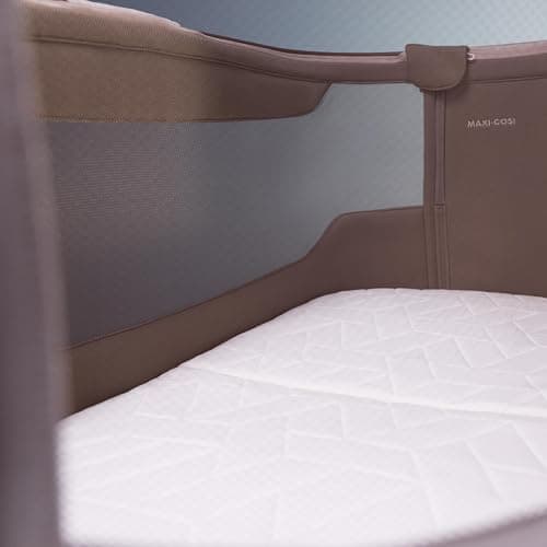 Maxi-Cosi Protector colchón Impermeables para Cuna Iora y Tori, Ropa de Cama Cuna Colecho, Protector Colchón Impermeable, Transpirable y Ajustable, Algodón 100% Orgánico, Pack de 2, Blanco thumbnail 5