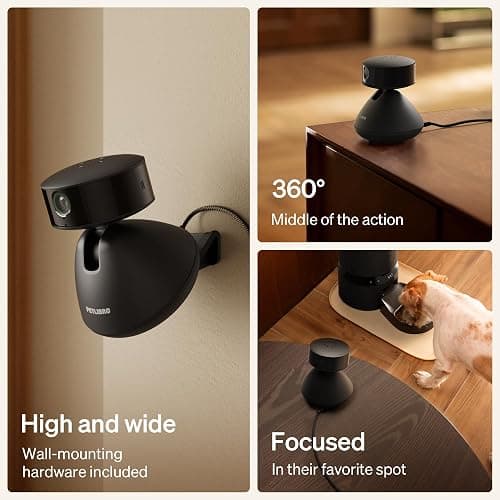 PETLIBRO AI Pet Camera Indoor with Phone App, 360° Auto Tracking Dog Camera Multi-Pet Recognition & AI Day Summary, 1080p Cat Camera Night Vision, 2-Way Talk WiFi Cam Pet with 2.4G/5G thumbnail 6