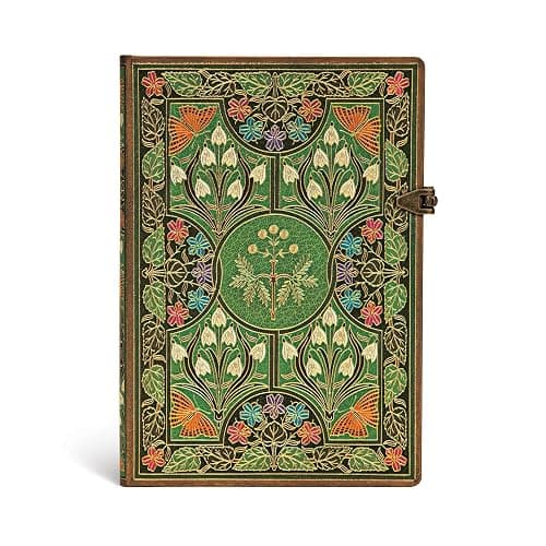 Poetry in Bloom Midi Lined Hardcover Journal, 144pg, 120GSM by Paperblanks (Poetry in Bloom) - Image 1