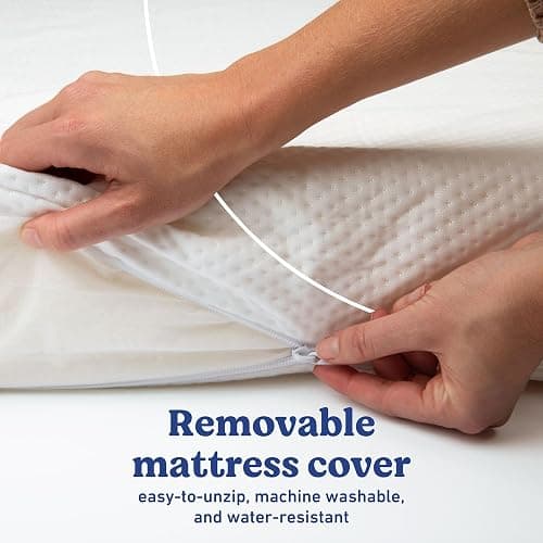 Graco Premium Crib & Toddler Mattress – GREENGUARD Gold Certified, Machine-Washable OEKO-TEX STANDARD 100 Certified Cover with Waterproof Surface, Fits Any Standard Full Size Baby Crib & Toddler Bed thumbnail 7