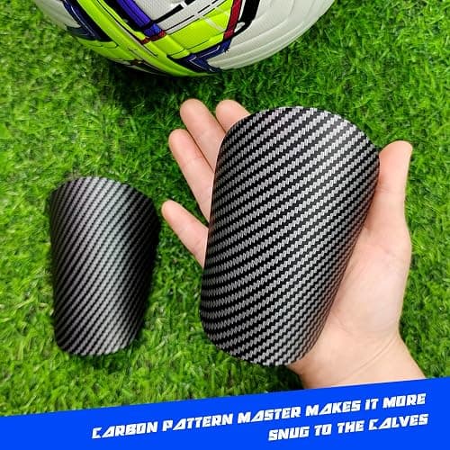 Antoyo Mini Shin Guards Soccer Kids,Small Protective Gear with Fixed Straps | 2 Pairs Small Tiny Shin Pads Match Equipment Protective Tiny Shin Guards Soccer for All Ages thumbnail 6