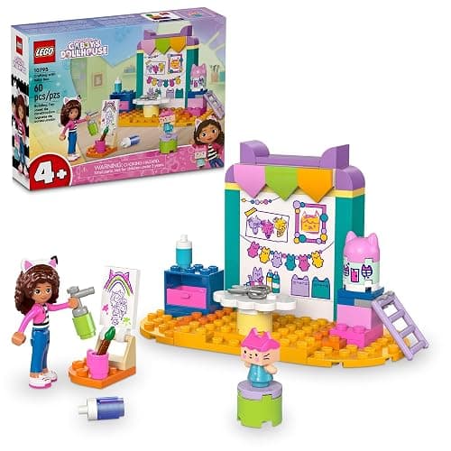 LEGO Gabby's Dollhouse Crafting with Baby Box Building Toys - Pretend Play Toy Figures & Playset for Kids, Girls & Boys, Ages 4+ - Birthday Gift - 10795 - Image 1