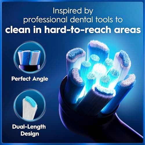 Oral-B iO5 Electric Toothbrush, Matt Black, with Travel Case and Toothpaste | 1 Toothbrush Head, Intensive whitening Toothpaste Included, 5 Cleaning Modes, Visible Pressure Sensor, Long-Lasting Battery thumbnail 12