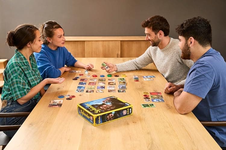 Splendor Board Game - Master The Art of Wealth and Prestige! - Engaging Gem Mining Strategy Game for Kids & Adults, Ages 10+, 2-4 Players, 30 Min Playtime thumbnail 2