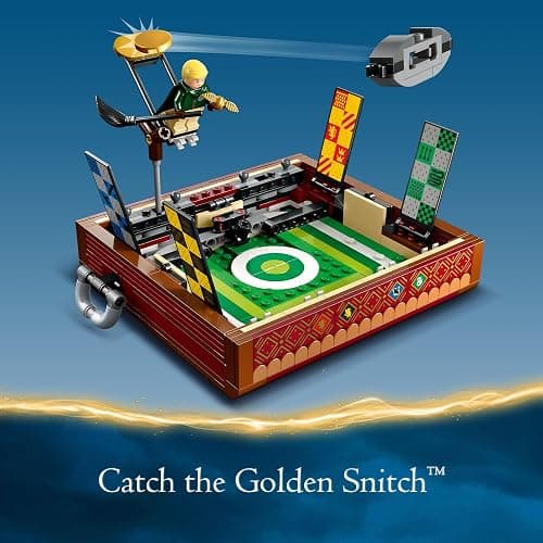 LEGO Harry Potter Quidditch Trunk 76416 Buildable Harry Potter Toy; Birthday Gift Idea for Kids Aged 9+; Open the Buildable Box to Reveal a Quidditch Playing Arena; Includes 4 Customizable Minifigures thumbnail 5