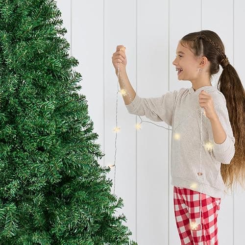 Best Choice Products Artificial Christmas Tree, 6ft Premium Unlit Hinged Design, Dense Branches Realistic Holiday Décor​ w/Easy Assembly, Base thumbnail 8