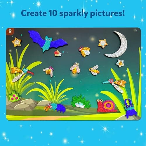 Skillmatics Foil Fun - Bugs & Butterflies, No Mess Art for Kids, Craft Kits & Supplies, DIY Creative Activity, Travel Toys, Gifts for Boys & Girls Ages 4, 5, 6, 7, 8, 9 thumbnail 5