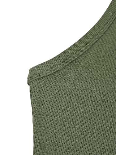 iGENJUN Workout Tops for Women Racerback Basic Tank Summer 2025 Camisole V Neck Slim Fit Ribbed Sleeveless thumbnail 5