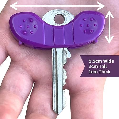 Keywing Key Turner Aids 4-Pack - Ergonomic Key Holder for Arthritis, Elderly, and Weak Hands | Easy Grip | Mobility Aids for Yale-Style Keys thumbnail 3