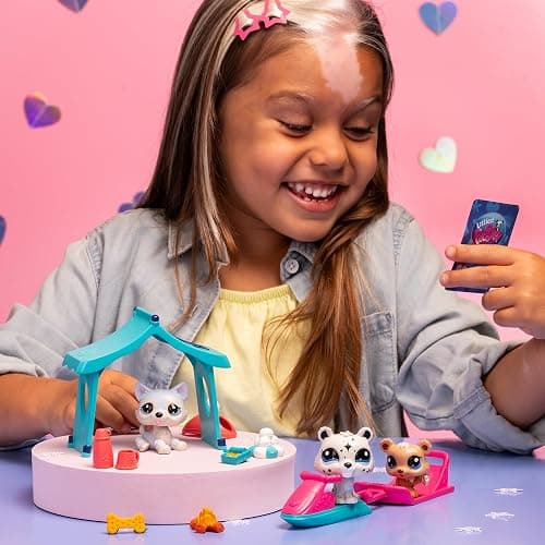 Littlest Pet Shop - Snowy Day Play Pack - LPS Gen 7, Authentic Mystery Figures, Surprise Collectible Kidult Toy, Girls, Boys, Kids, Tweens Ages 4+ thumbnail 7