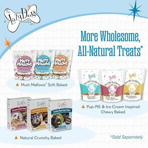 The Lazy Dog Cookie Co. I Ruff You Pup-Pie – All Natural Dog Treat for All Occasions – Healthy Dog Cookies Made in USA – 6" Celebration Pie – Best Natural Treats for Dogs, 5 oz (Ruff You) thumbnail 9