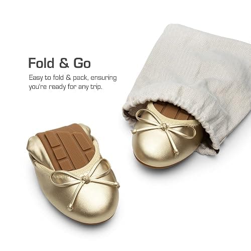 Womens Flats - COLOR GOLD - SIZE 8 thumbnail 2