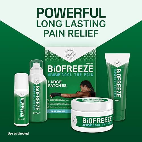 Biofreeze Dry Stick, Mess-Free Relief for Neck, Shoulder, Knee, Hip, Hand & Joint, Cooling Menthol Pain Relief Stick, Up to 100 Uses thumbnail 9