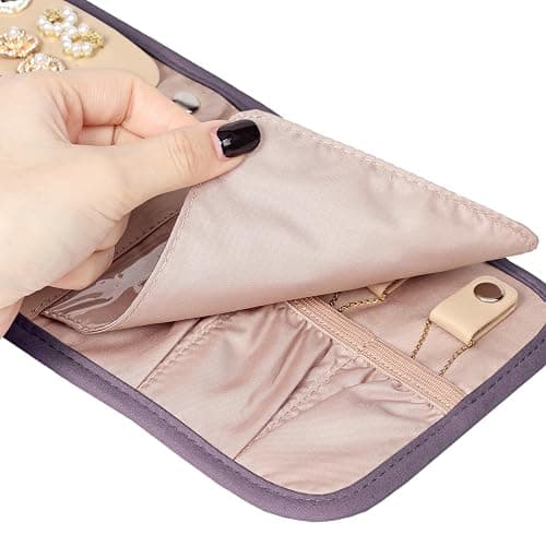 foldable travel jewelry organizer thumbnail 6