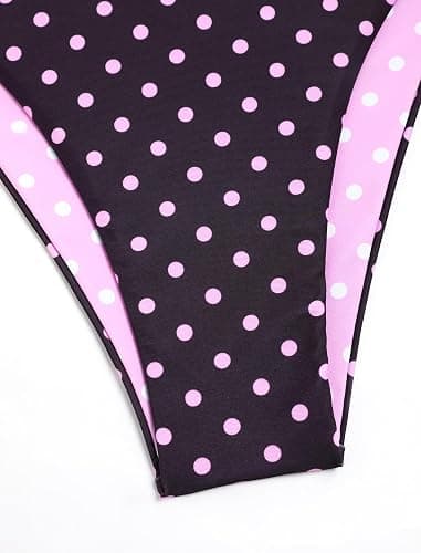 ZAFUL Women's Triangle Bikini Floral String Bikini Set Two Piece Swimsuit Bathing Suits thumbnail 6