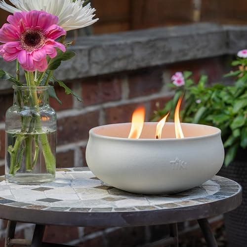 TIKI Citronella Candle 2-Pack – 7-Inch White Wax Bowl with Concrete Finish – Outdoor Decorative Candles for Patio, Deck, Garden, Backyard & Camping thumbnail 5