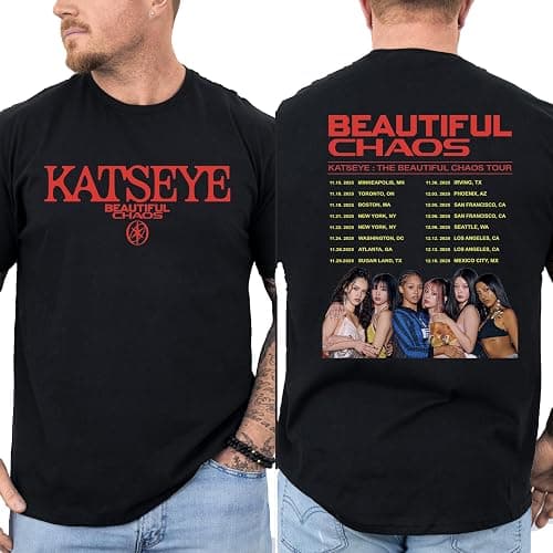 Katseye Hoodie - Beautiful Chaos 2025 Tour Shirt, Global Girl Group Fan Concert Style T-Shirt Sweatshirt Hoodie, Unisex Streetwear Top, 2025 Tour Merch, Music Fashion Tshirt, Gift for Girl Group Fans thumbnail 6