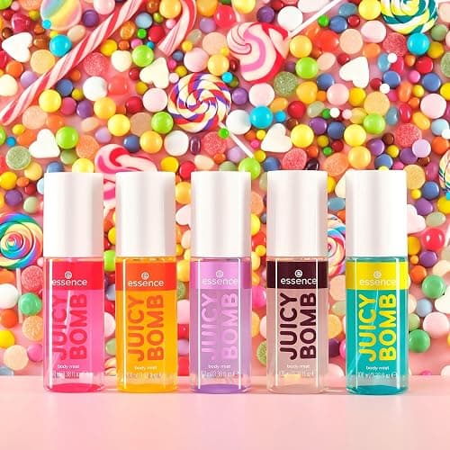 essence JUICY BOMB sweet drop body mist, Eau de Toilette, Nr. 105, Grün, vegan, ohne Mikroplastikpartikel, glutenfrei, ohne Parabene, 1er Pack (100ml) thumbnail 3