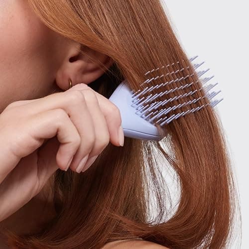 Tangle Teezer Ultimate Detangler Hairbrush, Eliminates Knots & Reduces Breakage, Mini Hair Brush for Travel, Small Hands & All Hair Types, Digital Lavender thumbnail 9