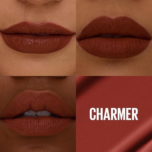 MAYBELLINE Super Stay Matte Ink Liquid Lipstick Makeup, Long Lasting High Impact Color, Up to 16H Wear, Charmer (Midtone Mauvy Brown) thumbnail 2