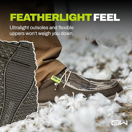 Gator Waders Womens Camp Shoes - Breathable Slip-On Loafers - Elastic Laces - Ultralight All Day Cushioning - Fitted Feel thumbnail 5