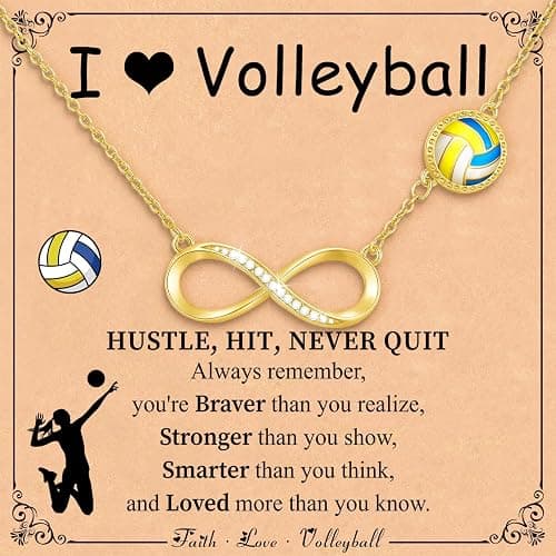 Miss Chipmunk Softball/Football/Volleyball/Soccer/Basketball Necklace for Girls,Easter Basket Stuffers Sports Accessories Gifts for Teens Girls Players Fan Coach Team - Image 1