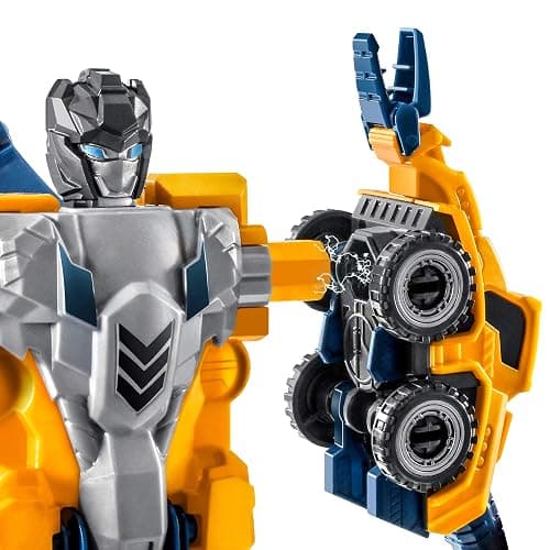 MIEBELY Toddler Robot Construction Vehicles Set – 5Pcs Transforming Robots for Kids - Magnetic Toys with Sturdy Connectors – Easy DIY Assembly Function – 5-in-1 Educational STEM Toys thumbnail 6