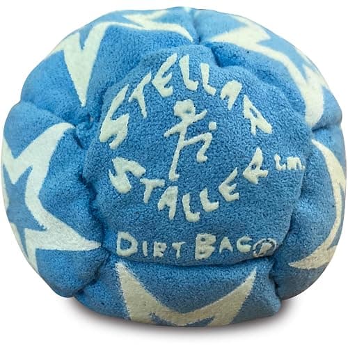 DIRTBAG All Star Footbag 3 Pack with Pouch, 100% Handmade, Premium Quality, Bright Vivid Colors, Signature Carry Bag thumbnail 4