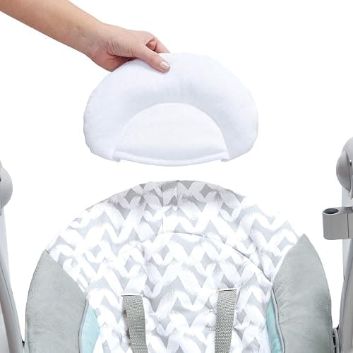 Ingenuity ConvertMe 2-in-1 Compact Portable Automatic Baby Swing & Infant Seat, Battery-Powered Vibrations, Nature Sounds, 0-9 Months 6-20 lbs (Raylan) | Electric Swing to Infant Seat, 5 Swing Settings, Battery-Saving Vibrations, Nature Sounds, USB PowerAdapt Cord, 6-20 lbs thumbnail 10