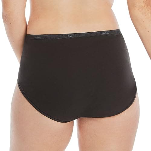 Hanes women's Hi-Cut Panties Pack, Lightweight Cotton Hi-Cuts, 6-Pack (Retired, Colors May Vary) thumbnail 4