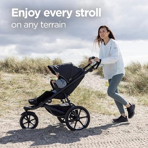 Thule Urban Glide 3 Single Child All-Terrain Stroller, Full-Suspension System, Air-Filled Tires, Upright seat with Adjustable Recline and Built-in legrest thumbnail 3