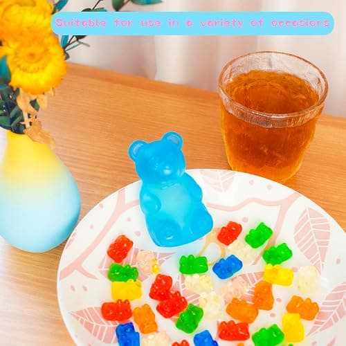 Gummy Bear Toys, Stress Bear Squishy Balls, Sugar Filled Squishy Toys for Kids Stress Relief, High Density Squeeze Balls for Students Calming, Ultra Soft Fidget Toys for Anxiety Relief thumbnail 2