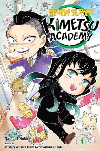 Demon Slayer Kimetsu Academy Volume 1-5 Books Collection Set By Natsuki Hokami & Koyoharu Gotouge thumbnail 7