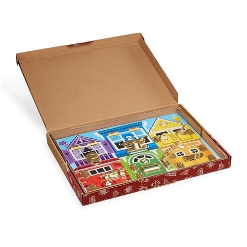 Melissa & Doug Wooden Latches BoardSensory Activity Toy for Kids, Doors and Locks Toy, Wooden Busy Board, Toddler Toys for Ages 3+ thumbnail 6