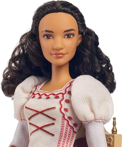 Mattel Universal Wicked Nessarose Fashion Doll & Accessories, Including Wheelchair, with Brown Curly Hair, Poseable & Removable Ballroom Look thumbnail 3