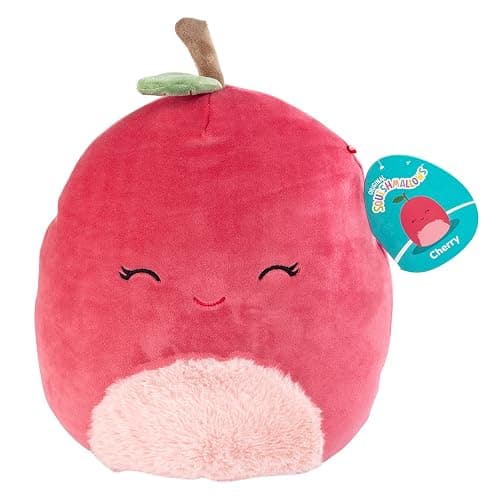 Squishmallows Original 10-Inch Cherry Christmas Plush - Official Jazwares Holiday Plush - Collectible Soft & Squishy Stuffed Animal Toy - 2025 Limited Edition - Gift for Kids, Girls & Boys - Image 1