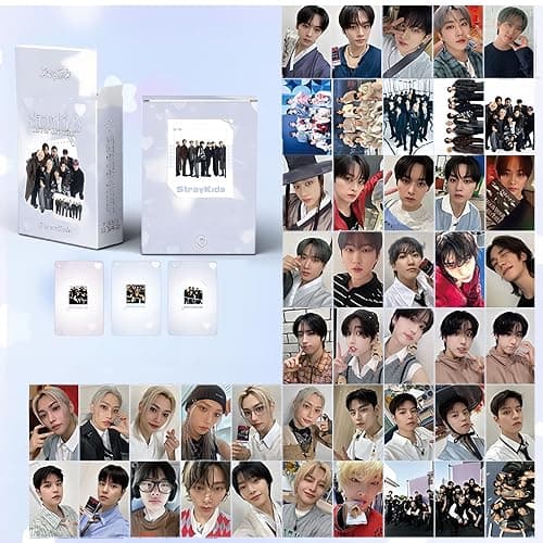 Stray Kids Laser Photocard 55pcs Stray Kids Album Photocard Kpop Stray Kids LOMO Cards Kpop Straykids Album Card Stray Kids Photo Cards 5-Star Postcard Gift for Fans Daugher thumbnail 2