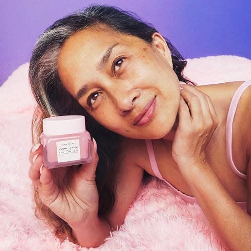 Glow Recipe Watermelon Glow AHA Night Treatment - Overnight Resurfacing Mask with AHA Complex, Hyaluronic Acid, Niacinamide & Watermelon Enzymes for Smooth, Glowing, Even-Toned Skin (60ml) thumbnail 4