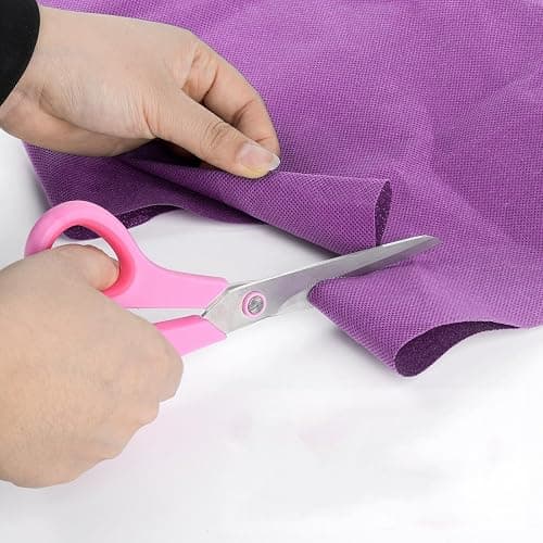 Scissors for Office Home School Craft Sewing Fabric Supplies(Pink), 8 Inch thumbnail 5