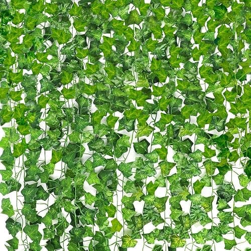 CEWOR 36 Pack 236 Feet Artificial Vines for Bedroom, Fake Ivy for Room Wedding Decor, Hanging Vines with Fake Leaves Artificial Ivy Garland for Wall Indoor Outdoor Decoration - Image 1