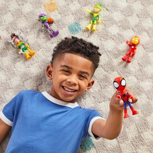 Spidey and his Amazing Friends Hasbro Marvel, Friends & Foes Pack, 5 Action Figures, 4-Inch, Preschool Super Hero Toys for Kids Ages 3 and Up (Amazon Exclusive) thumbnail 6