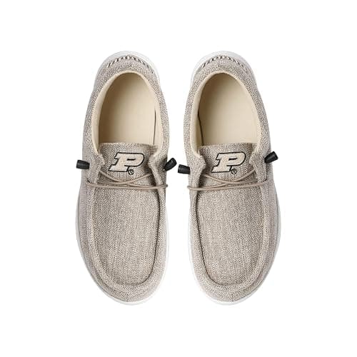 FOCO Men's NCAA College Team Logo Lightweight Loafers Lace Up Cotton Knit Shoes thumbnail 5