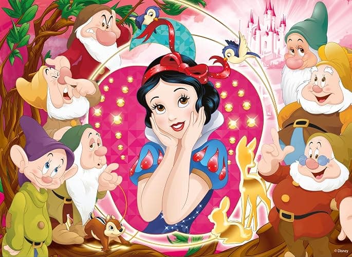 Lisciani - DISNEY PRINCESSES - 4 Puzzles pour Enfants dès 4 ans - 4 x 48 pièces - MaxiFloor 35x25 cm - Puzzles 2 en 1 - Double Face avec Verso à Colorier - Jeux Educatifs Favorisant la Concentration thumbnail 3