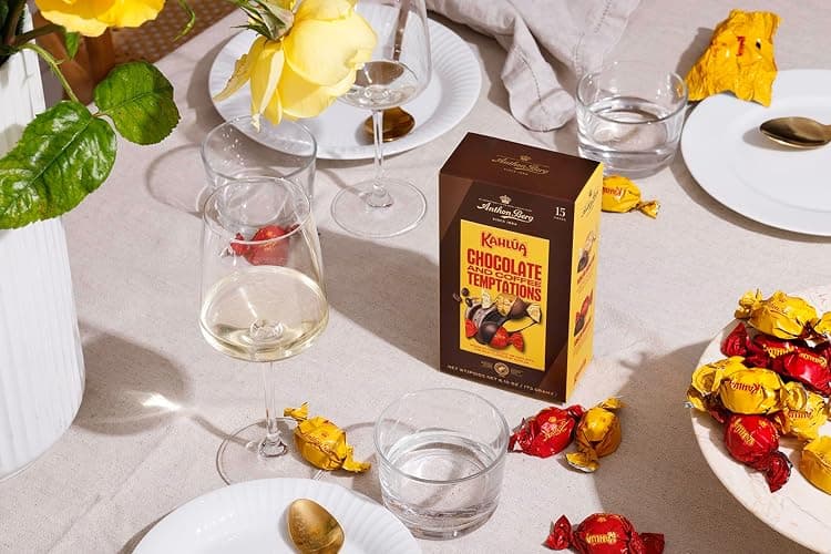 Anthon Berg Kahlua Gift Box, 15 Chocolate and Coffee Temptations Infused With the Rich Flavour of Kahlua, 173 g (Pack of 1) thumbnail 5