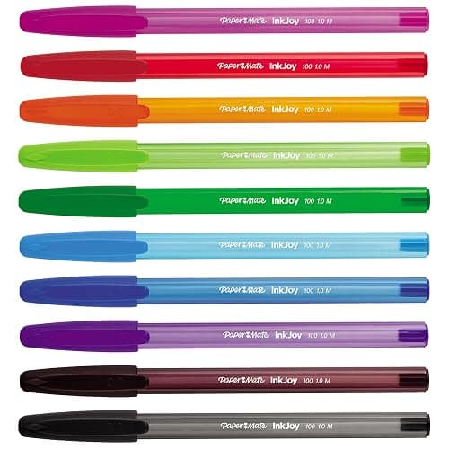 Paper Mate InkJoy 100ST Ballpoint Pens | Medium Point (1.0mm) | Fun Colours | 10 Count thumbnail 3