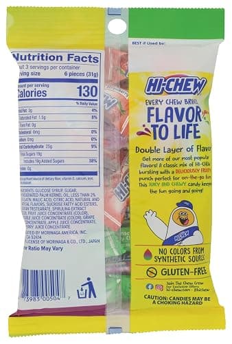 Morinaga Hi-Chew Fruit Chews, Regular Mix, 3.53 Ounce thumbnail 2