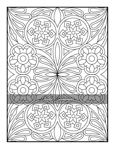 100 Amazing Patterns: An Adult Coloring Book with Fun, Easy, and Relaxing Coloring Pages thumbnail 73